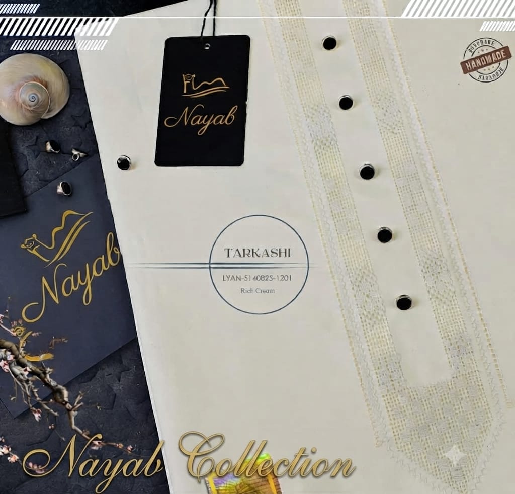 TarKashi (Butter Blend Boski) Nayab Collection